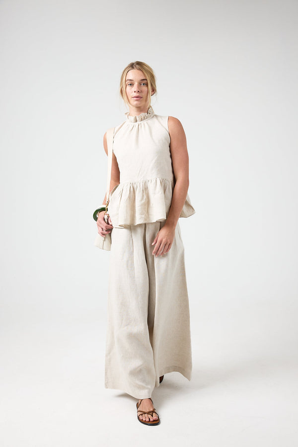 Sabi Linen Pants - Natural