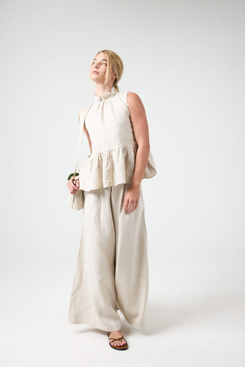 Sabi Linen Pants - Natural