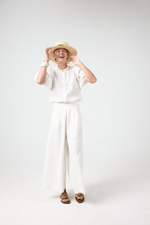 Sabi Linen Pants - Off White