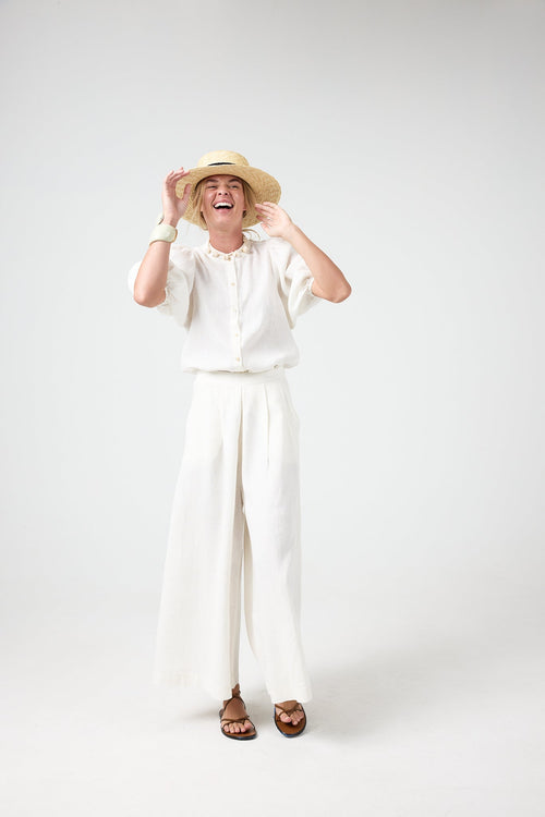 Sabi Linen Pants - Off White