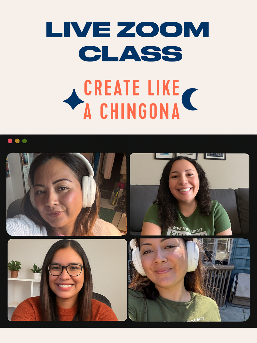Beginner Canva Class for Latinas – Live Zoom Workshop + Free Branding Kit ($31 Value)