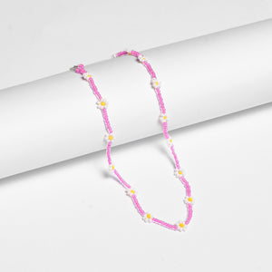 Daisy Seed Bead Choker - Guatemala