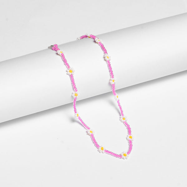 Daisy Seed Bead Choker - Guatemala
