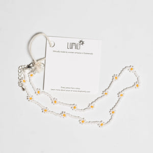 Daisy Seed Bead Choker - Guatemala