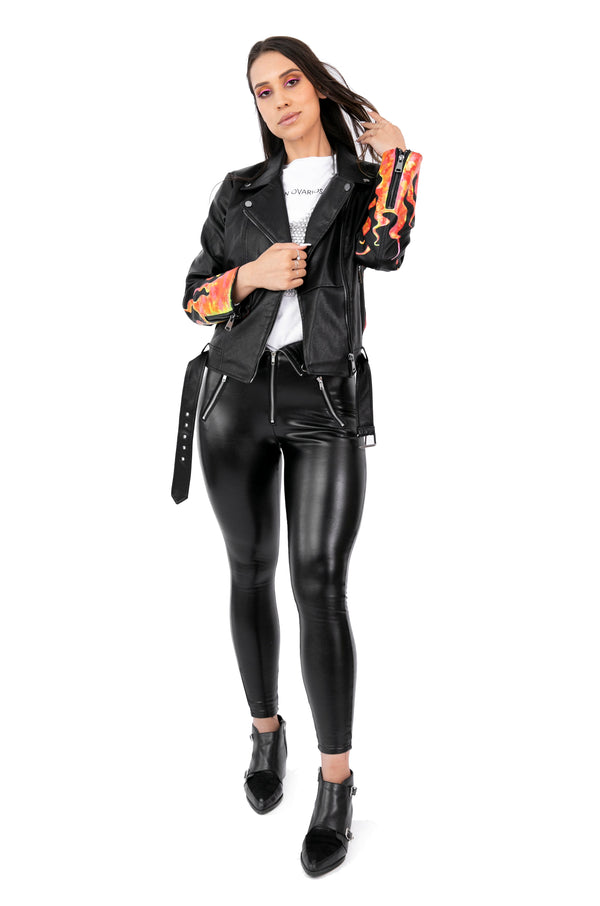 Not Your Girl Vegan Leather Jacket