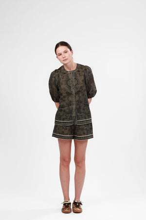 Balloon Shirt Italian Coast Green