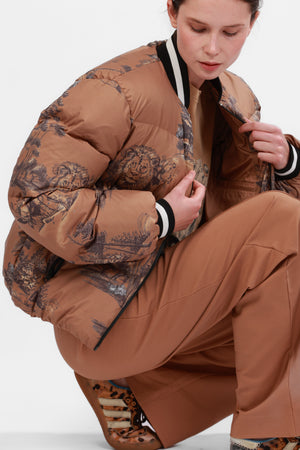 Jacket Landscape Camel