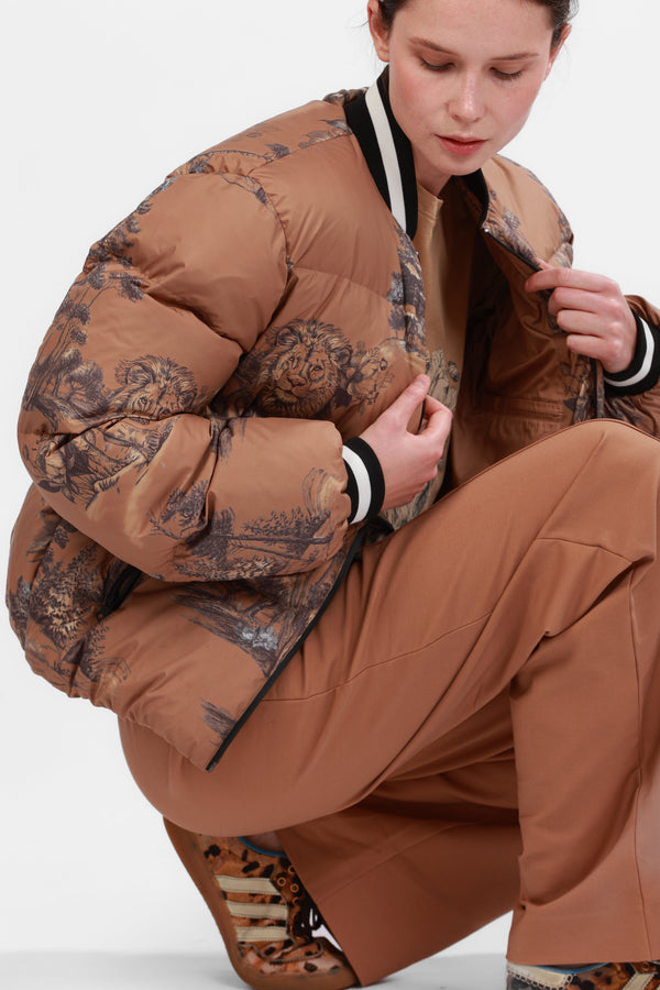 Jacket Landscape Camel