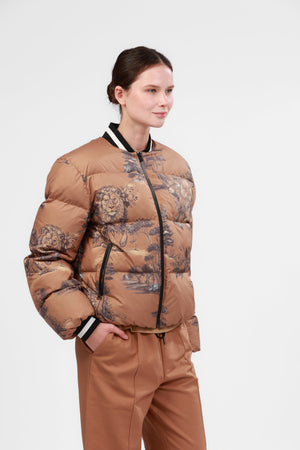 Jacket Landscape Camel