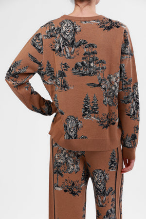 Sweater Landscape Camel