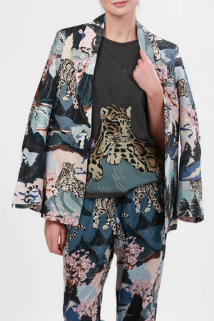 Blazer Snow Leopard Blue