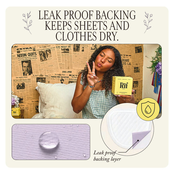 Organic Cotton and Hemp Fiber Menstrual Pads with Wings - Super 3-pack Bundle 36 total