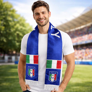 Italy National Team World Cup  Soccer Fan Fringe Scarf