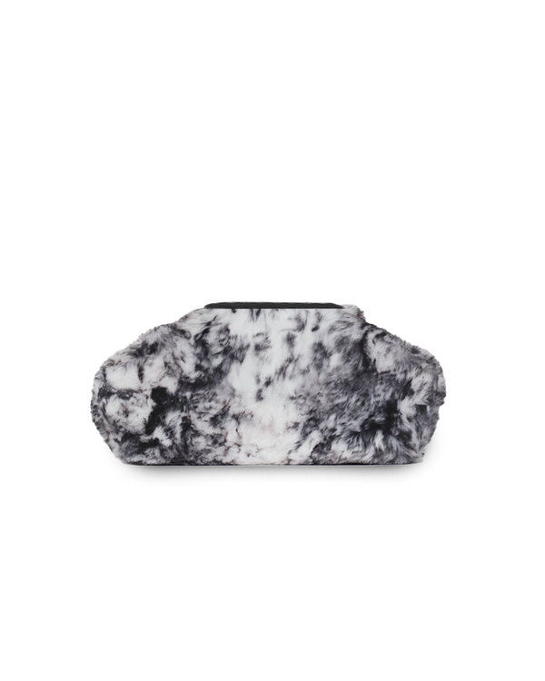 Serena in Faux Fur/Black Leather