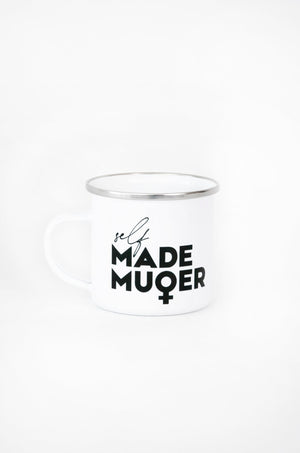 Self Made Mujer Enamel Mug (Bundle it and save)