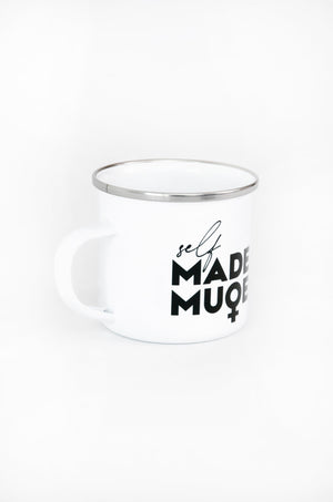 Self Made Mujer Enamel Mug (Bundle it and save)