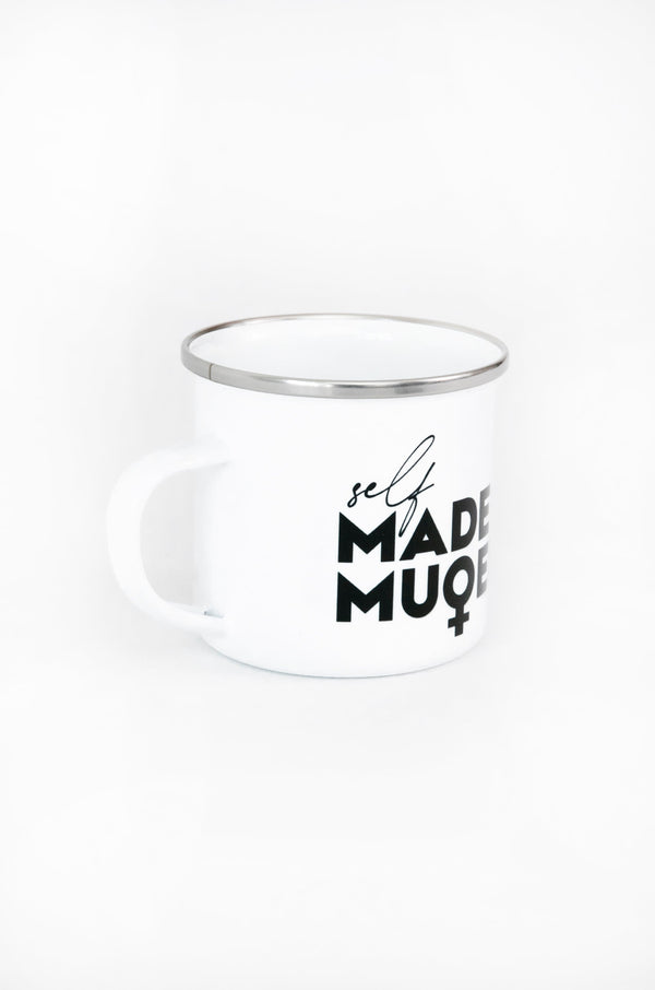 Self Made Mujer Enamel Mug (Bundle it and save)