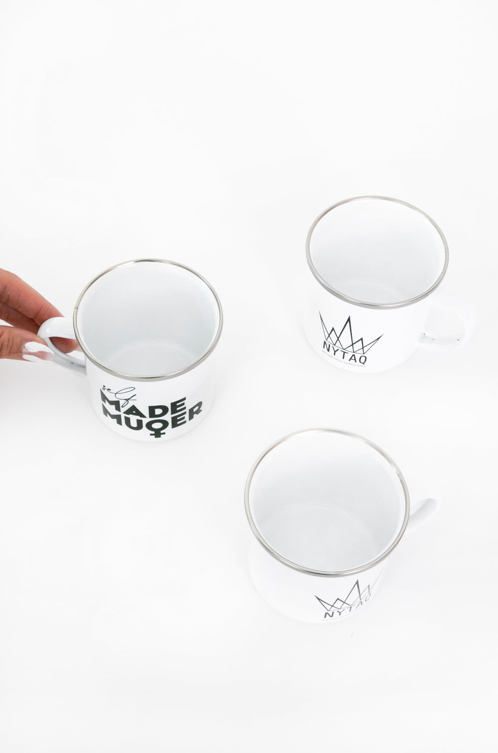Self Made Mujer Enamel Mug (Bundle it and save)