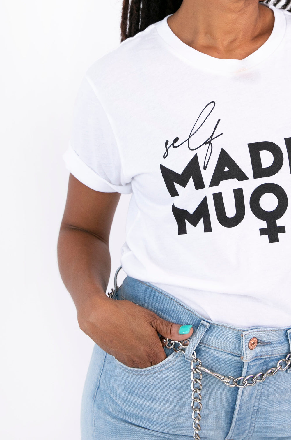 Self Made Mujer in White