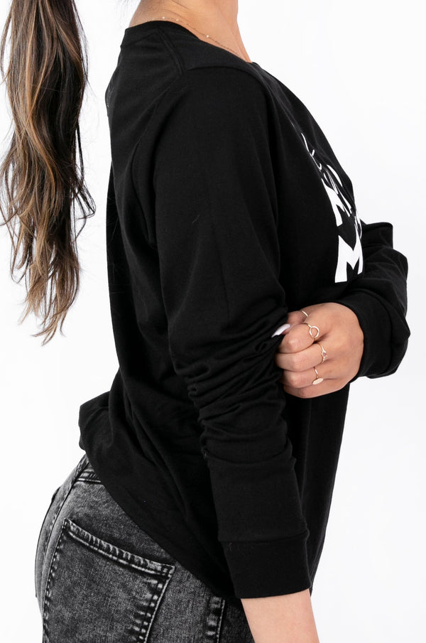 Self Made Mujer Long Sleeve in Black