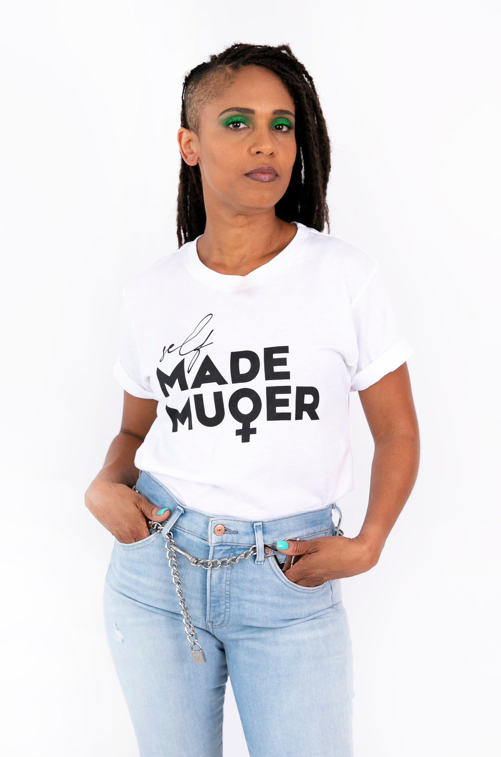 Self Made Mujer in White