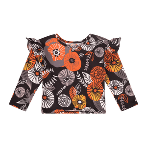 Baby Girls Ruffle Flutter Sleeve Top | Multicultural Kids Clothing