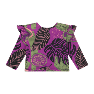 Baby Girls Ruffle Flutter Sleeve Top | Multicultural Kids Clothing