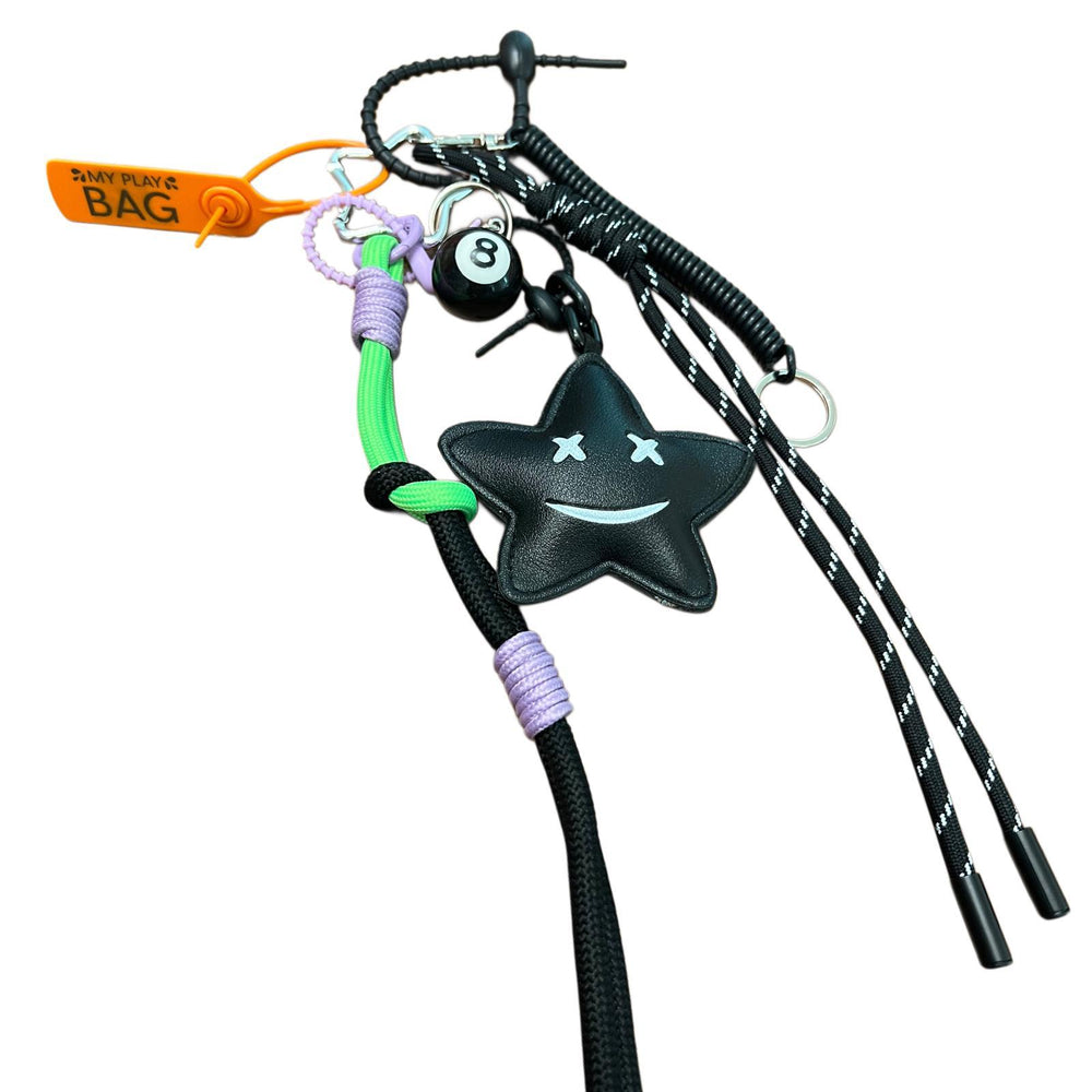 Black Star Bag Charm