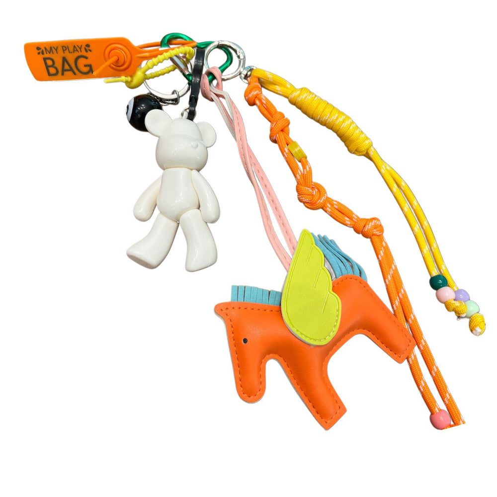 Orange Horse Charm