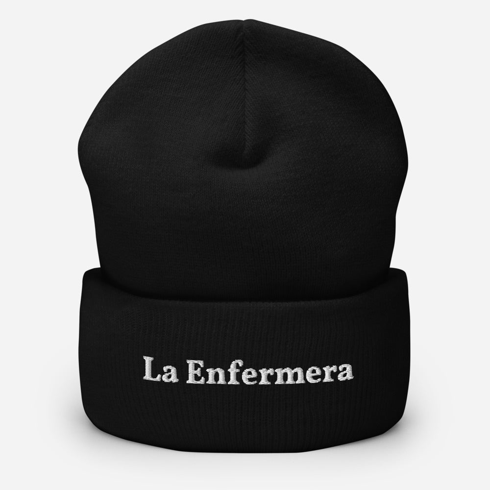 La Enfermera Nurse Cuffed Beanie