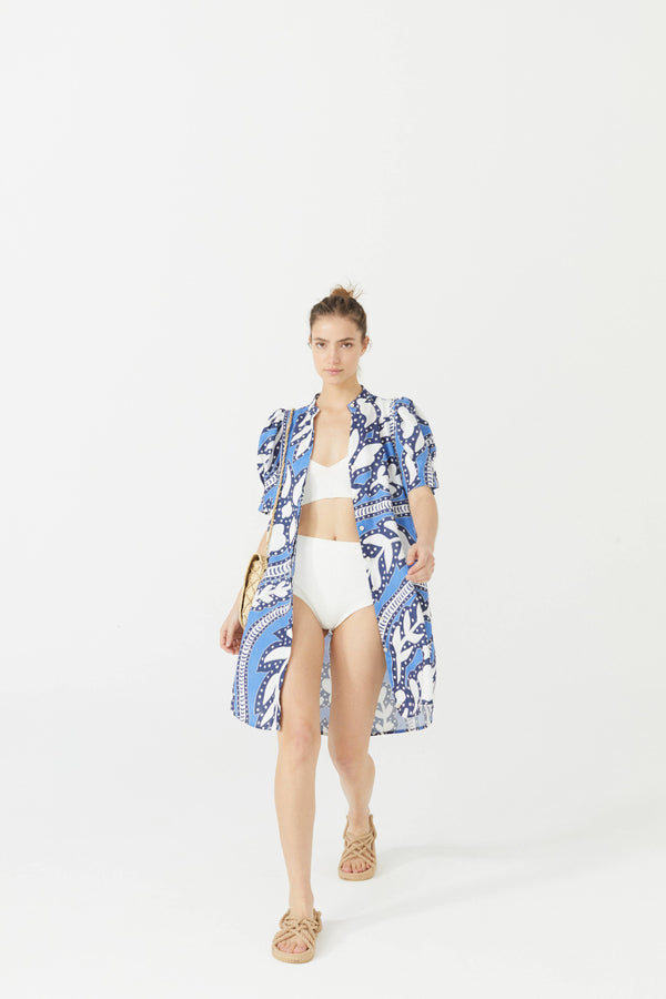 Athina Short Linen Dress - Mykonos