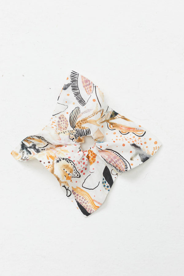 Alexa Linen Hair Scrunchie - Day Forest