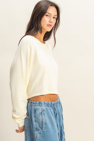 Long Sleeve Round Neck Top