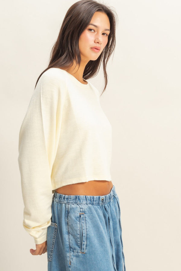 Long Sleeve Round Neck Top