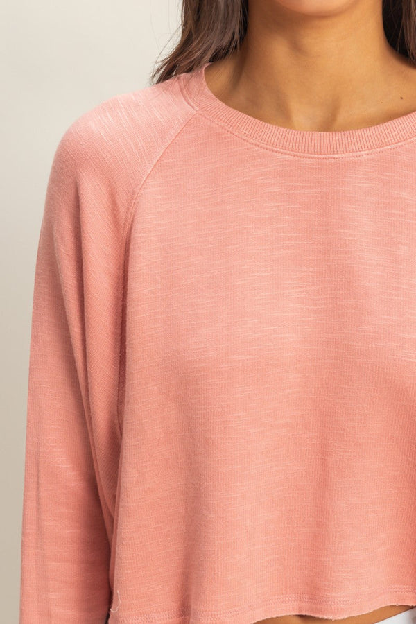 Long Sleeve Round Neck Top
