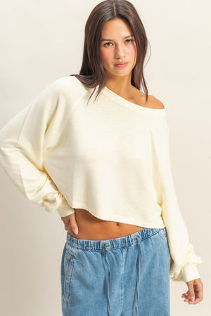 Long Sleeve Round Neck Top
