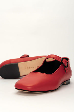 Jules Mary Jane Shoes in Red