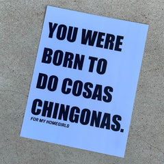 cosas chingonas - 8.5x11 Poster