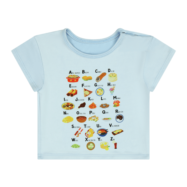 Infant Alphabet T-Shirt | Multicultural Baby Tee - Educational & Diverse Kids Clothing