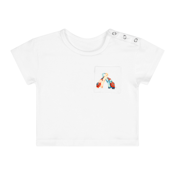 Infant Elefante Pocket T-Shirt | Multicultural Kids Clothing