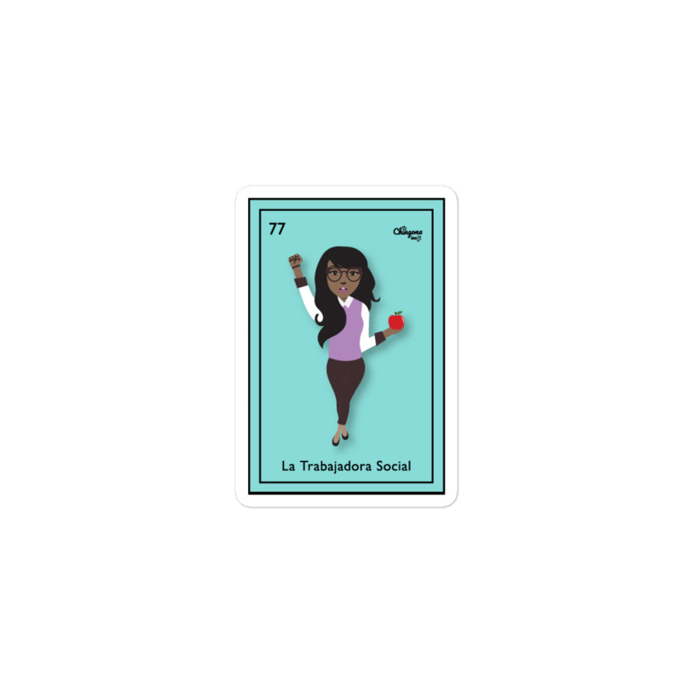 La Trabajadora Social Loteria Stickers