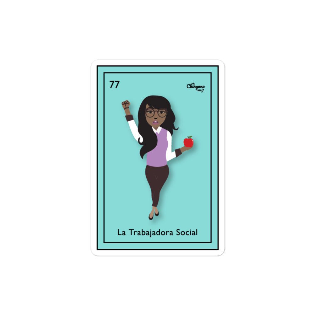 La Trabajadora Social Loteria Stickers