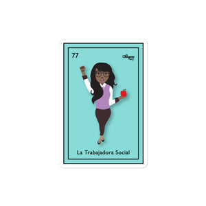 La Trabajadora Social Loteria Stickers