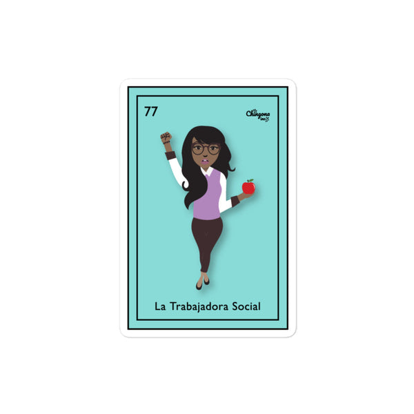 La Trabajadora Social Loteria Stickers