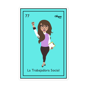 La Trabajadora Social Loteria Card Sticker