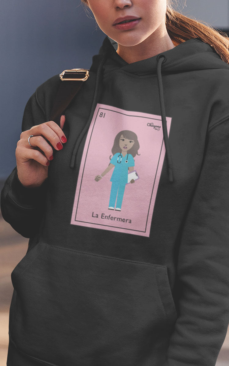 La Enfermera Nurse Latina Unisex Hoodie