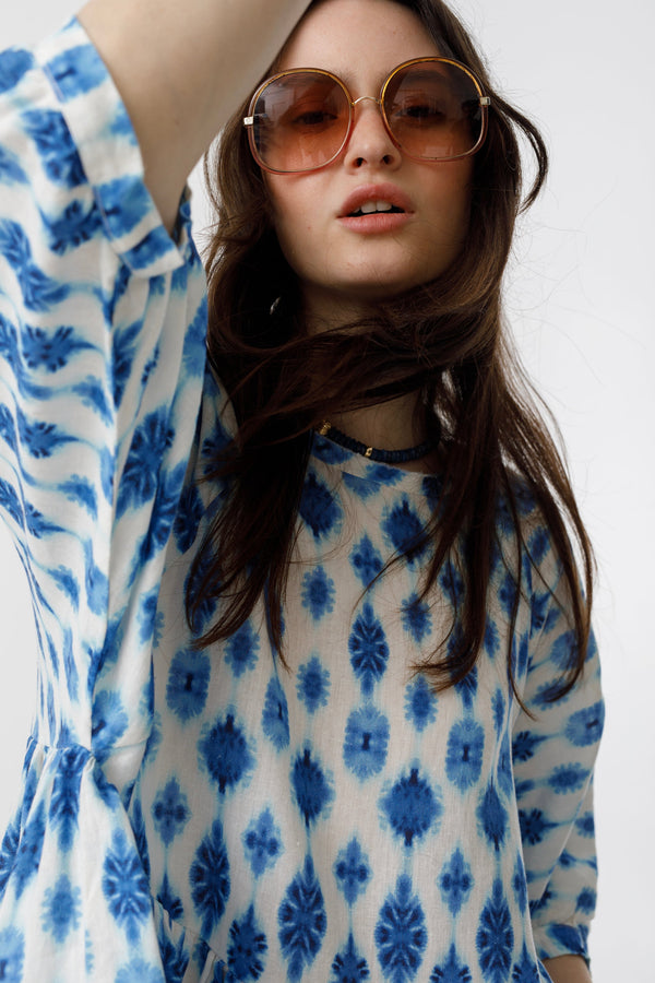 Alcala Linen Dress - Hamptons