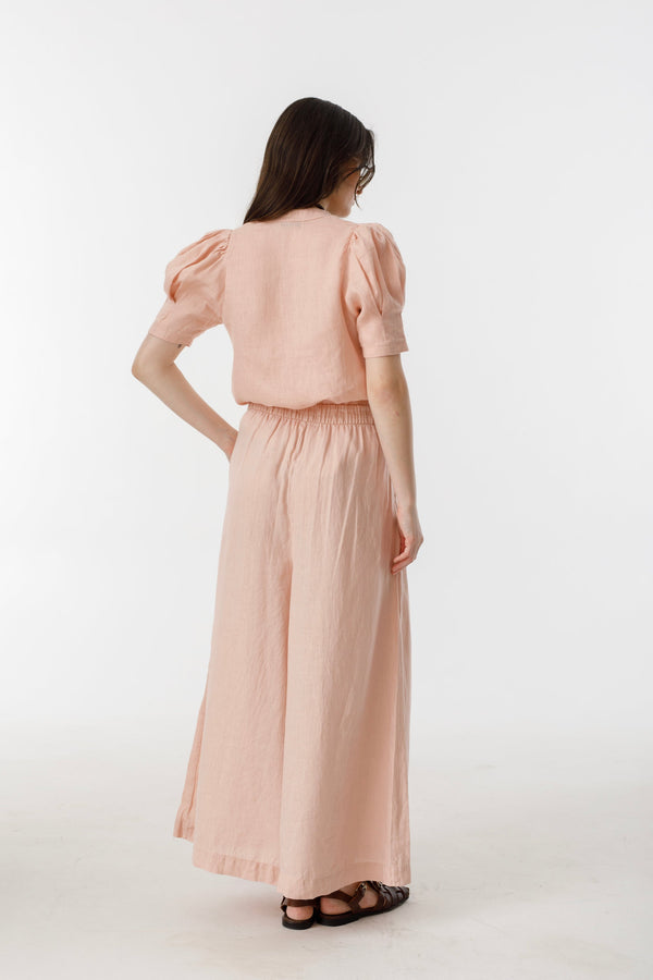 Sabi Linen Pants - Soft Pink