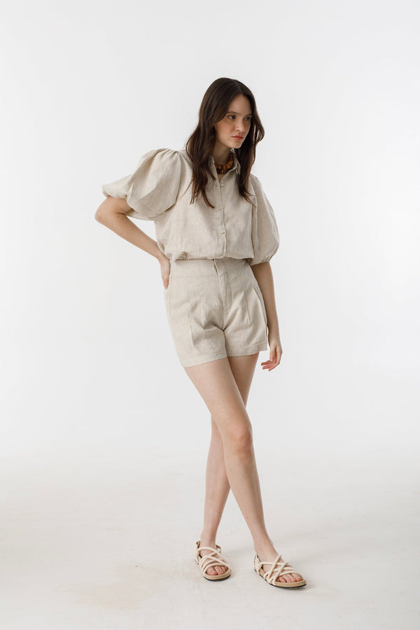 Angel Linen Shirt - Natural