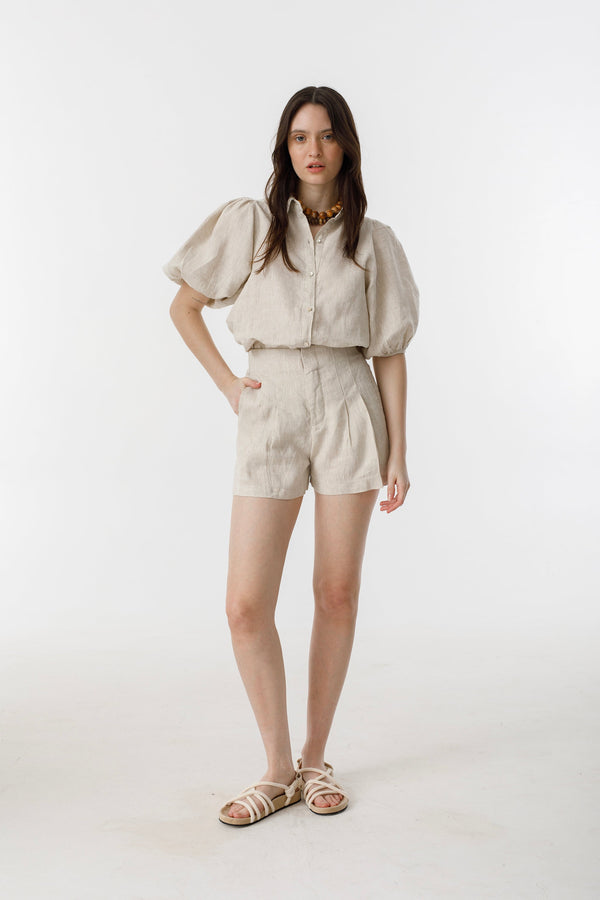 Angel Linen Shirt - Natural